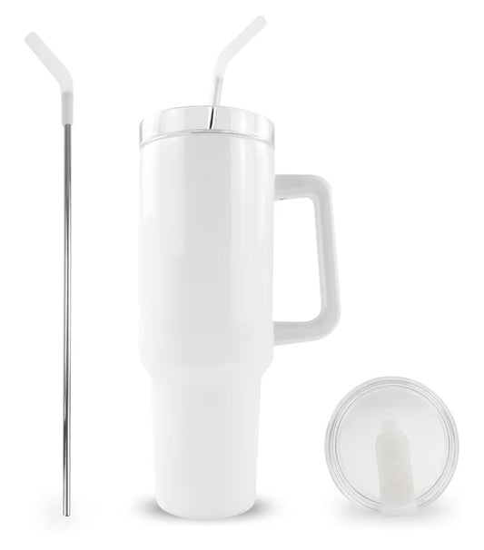 40 oz. Sublimation Tumbler with handle