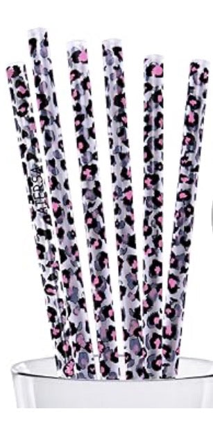 Stanley 40 - Colorful Leopard Print Straws
